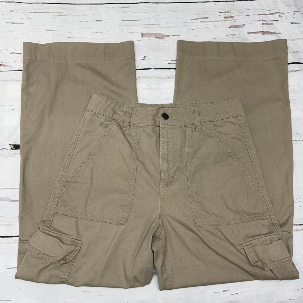 Forever 21 Cargo Pants Utility Cotton Khaki Medium Y2K Streetwear - Picture 3 of 12